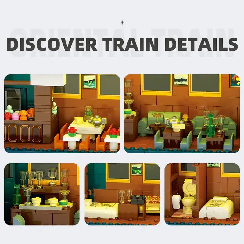 Train à Vapeur Express d'Orient (Éclairage inclus) MyCubeo